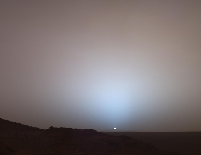 Mars-sunset-Spirt-rover-2005S